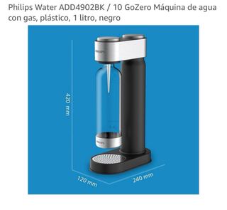 Máquina de agua con gas Philips