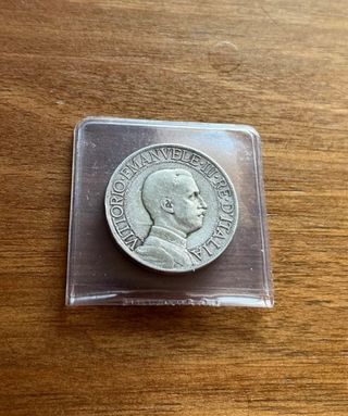 2 Lire Argento Quadriga Veloce 1908