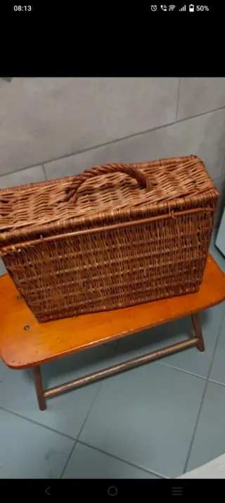 Cesto Valigetta in Vimini