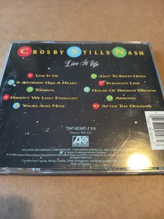 CD Crosby, Stills & Nash - Live It Up