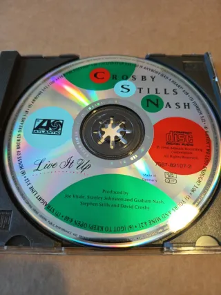 CD Crosby, Stills & Nash - Live It Up