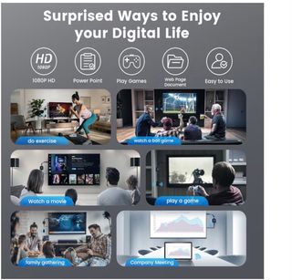 Adaptador Dongle Inalambrico HDMI WiFi