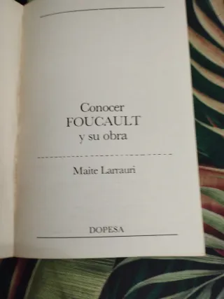 Conocer Foucault y su obra