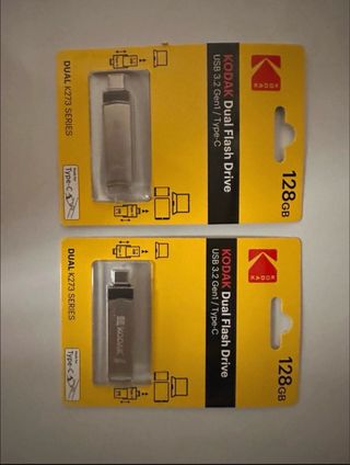 Kodak Dual Flash Drive 128GB USB 3.2