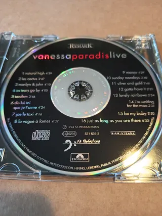 CD Vanessa Paradis Live