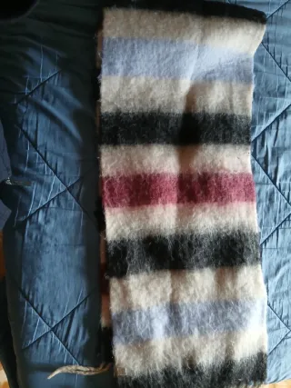 Sciarpa morbida a righe