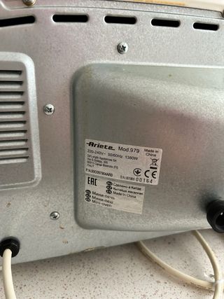 Horno Vintage Ariete Mint