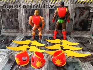 Armaduras Sun Man Masters del Universo