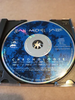CD Jean Michel Jarre Chronologie