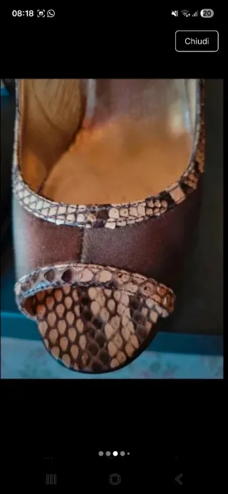 Sandali Dolce & Gabbana Raso e Pelle Serpente
