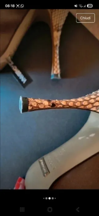 Sandali Dolce & Gabbana Raso e Pelle Serpente