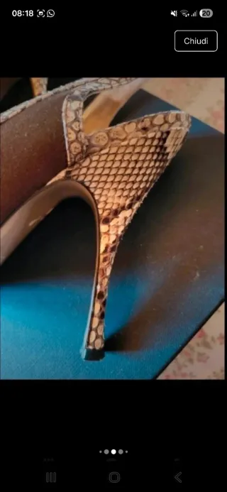 Sandali Dolce & Gabbana Raso e Pelle Serpente