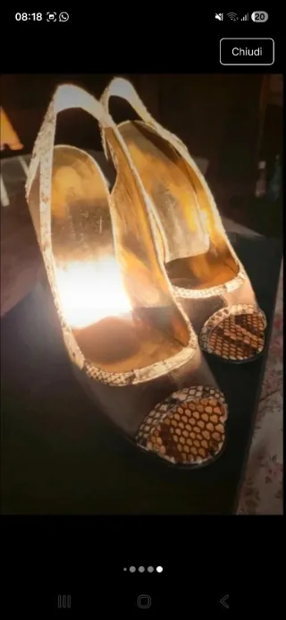 Sandali Dolce & Gabbana Raso e Pelle Serpente
