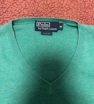 Jersey Polo Ralph Lauren verde vintage
