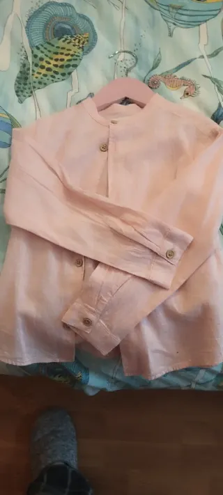 Lote Camisas niño 4-5 años 110 cm rosa y azul cuel