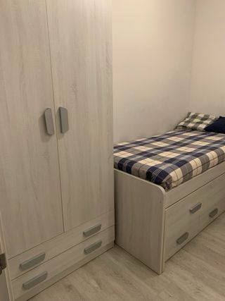 Cama nido con cajones + armario
