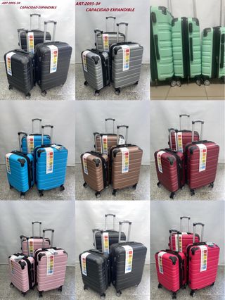 Oferta juego 3 maletas extensible nueva