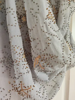 Top Halter Bordados Abalorios Zara