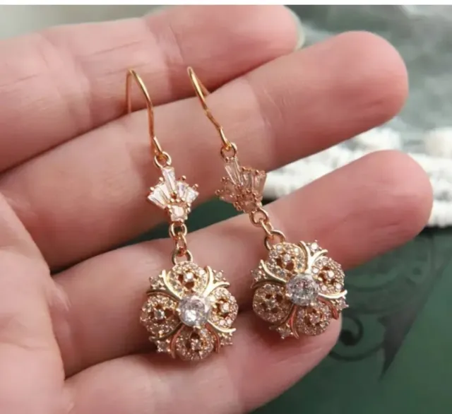 Pendientes Vintage Chapados en Oro