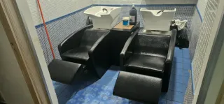 Lavatesta professionali con alzagambe