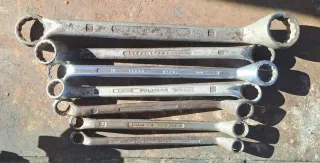 Juego llaves estrella acodada