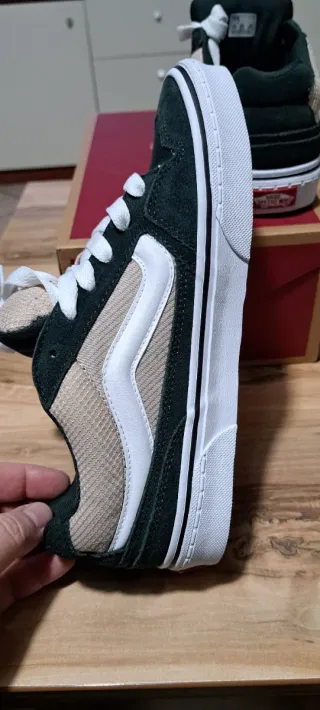 Scarpe Vans Uomo/Donna Verde Beige