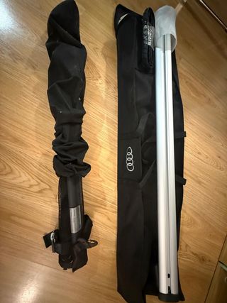 Barras techo y red separadora perros Audi