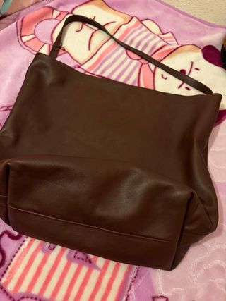 Bolso Tote Zara Marrón