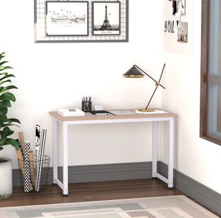 Escritorio Oficina 120x60cm Melamina y acero