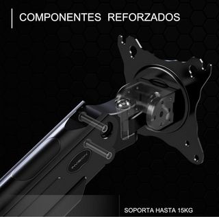 Soporte Doble Monitor Invision Gas MX900
