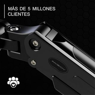 Soporte Doble Monitor Invision Gas MX900