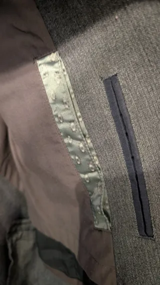 Americana traje Zara gris