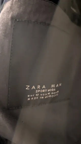 Americana traje Zara gris