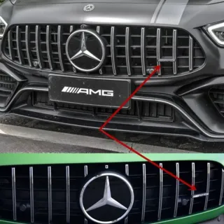AMG Logo de Calandra Parilla Rejilla de Mercedes