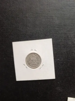 Lote 3 Monedas  Plata y 12 español Gobierno