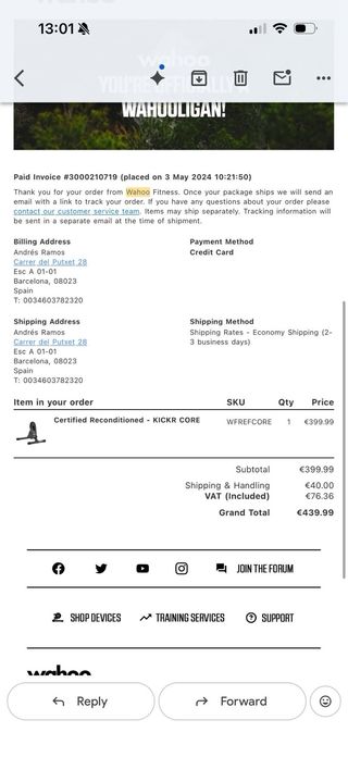 Scott Addict 20 Carbon 2023 + Rodillo Wahoo