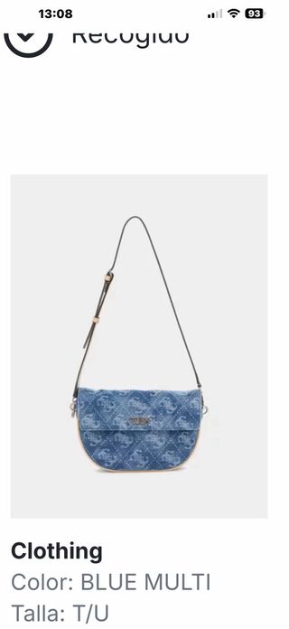 Bolso Guess Denim GG Monogram