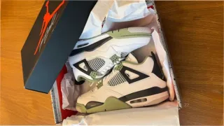 Jordan 4 Retro Seafoam Talla 43