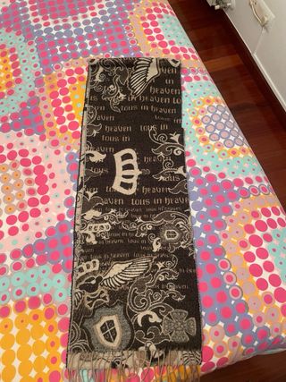 Bufanda Tous HEAVEN Negra/Beige Vintage