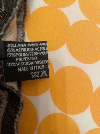 Bufanda Tous HEAVEN Negra/Beige Vintage