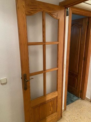 Puertas de madera maciza