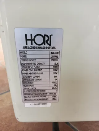 Aire Acondicionado Portátil HORI Beige