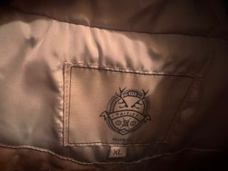 Chaquetón acolchado beige