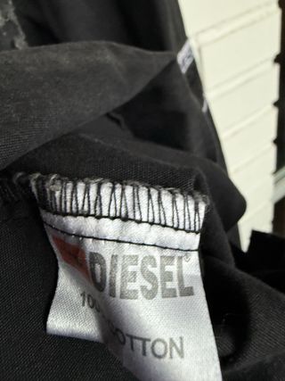 VINTAGE cazadora fina negra DIESEL talla XXL