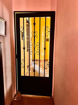 Puerta de forja-hierro