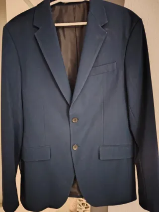 Chaqueta de traje para caballero azul