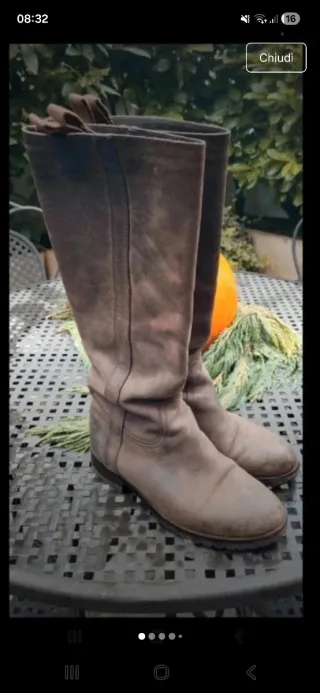 Stivali Tiziana Fausti donna vero cuoio