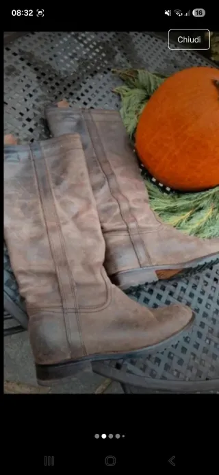 Stivali Tiziana Fausti donna vero cuoio