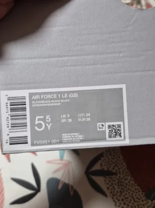 Zapatillas Nike Air Force 1 Mujer Talla 38