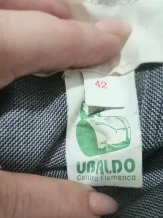 Pantalón traje flamenco gris hombre